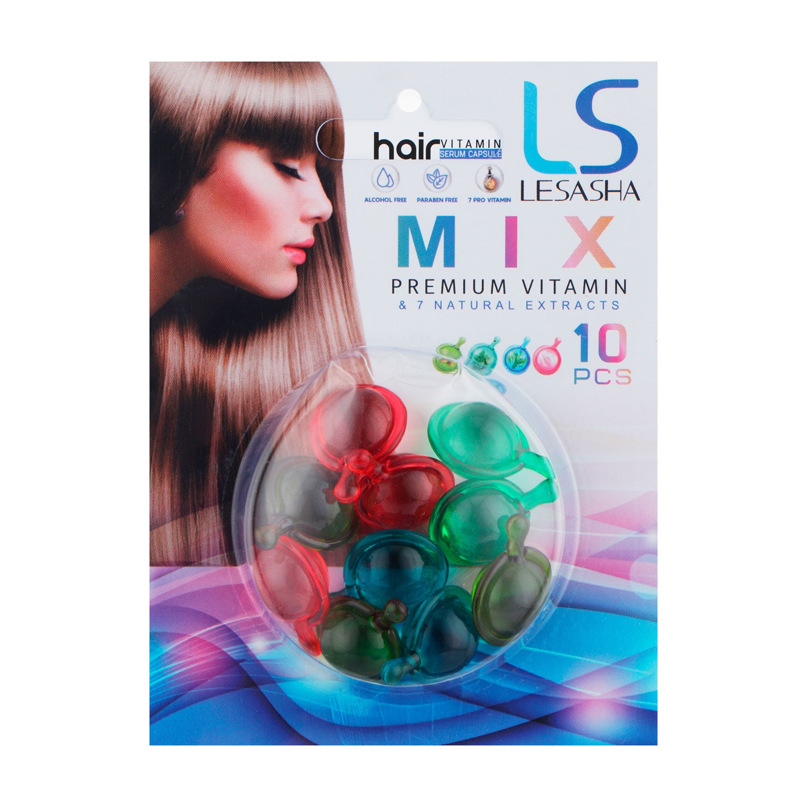 Капсули для волосся Lesasha Hair Vitamin Serum Capsule Mix, 10*1 мл